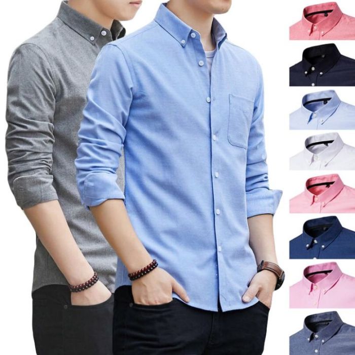 Men's extra slim fit white dress shirt