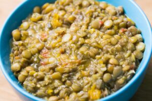 How to cook lentil peas trini style