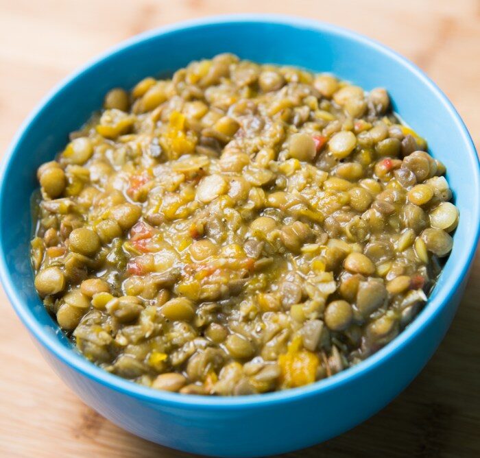 How to cook lentil peas trini style