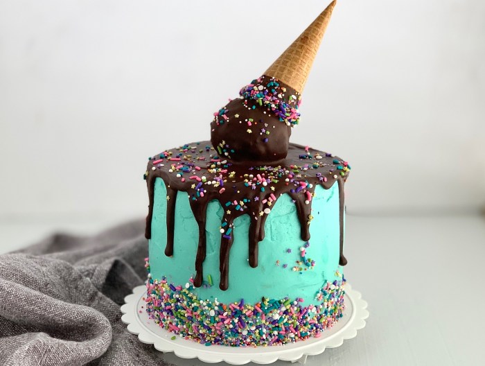 Ice cream cone cakes cake recipe make easy birthday dessert traditional cones treats fudge kids big food bake rainbow idea