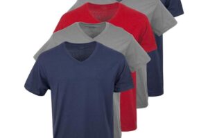 Men's v neck dress shirts