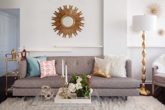 How to decorate a room with minimal fuss