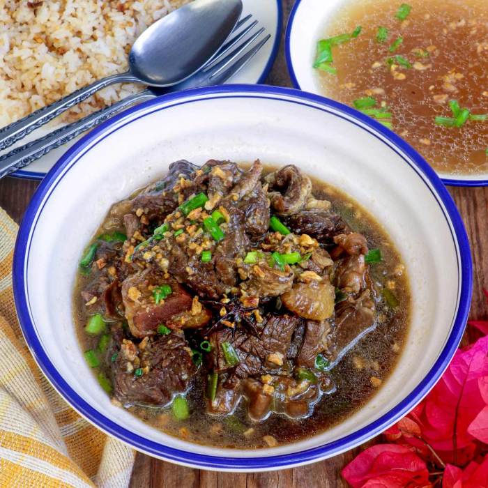 How to cook beef pares retiro style