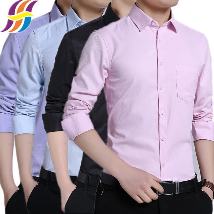 Men casual shirts shirt asymmetry comfortable tops korean cutting sleeve male dress long fashion