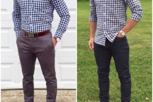 Mens untucked dress shirt