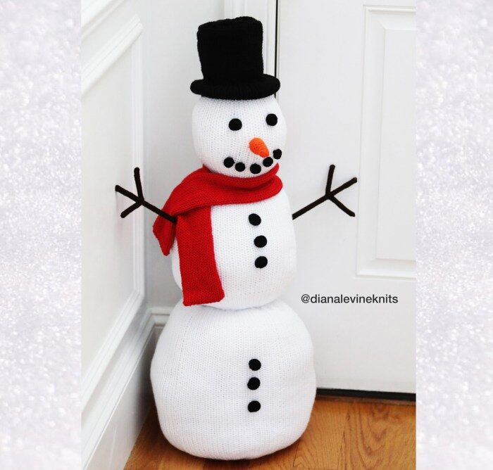 How to make a life size snowman decoration