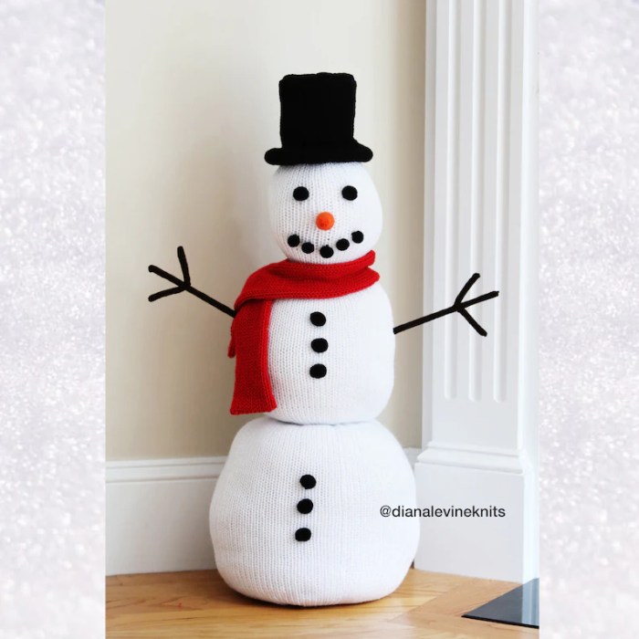 How to make a life size snowman decoration